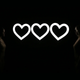 Кольцевая лампа светодиодная в форме сердца M-Light Heart Led 33см с держателем телефона, для селфи и блогеров, USB+ Штатив 2 метра - изображение 5