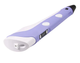 3D ручка c LCD дисплеем 3DPen Hot Draw 3 Violet+Досточка+Ножницы+Комплект эко пластика для рисования 209 метров - изображение 10