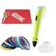 3D ручка c LCD дисплеем AToys 3DPen Yellow+набор для творчества + Эко пластик 249 метров - изображение 6