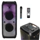 Акустическая система с микрофоном UKC Goldteller 505GT переносная мощная колонка с USB/TF/FM/Bluetooth 60W RGB лед подсветка - изображение 9