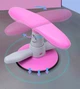 Тренажер для пресса напольный на присоске Strong Fit ST046 универсальное крепление для фиксации ног и рук при упражнениях Розовый - изображение 5