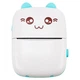 Интерактивная игрушка портативный термопринтер Smart kids Mini printer Kity-01 Bluetooth с термопечатью картинок, фотографий, шпаргалок Бело-голубой - изображение 4