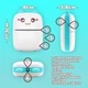 Интерактивная игрушка портативный термопринтер Smart kids Mini printer Kity-01 Bluetooth с термопечатью картинок, фотографий, шпаргалок Бело-голубой - изображение 6