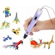 3D-ручка 3D PEN pro з екраном Фіолетова з Набором Еко Пластика PLA 69 метрів та Трафаретами - зображення 2