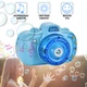 Генератор мыльных пузырей Фотоаппарат Bubble Camera AM-99 светодиодные эффекты, музыка на батарейках Голубой - изображение 1
