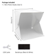 Фотобокс раскладной с LED подсветкой для предметной и макросъемки lightbox Shiny Лайтбокс 20х20 см - изображение 10