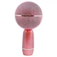 Беспроводной караоке микрофон Bluetooth Xo Hi-Fi Yaso 08YS MP3-плеер, звуковые эффекты, запись вокала Розовый - изображение 10