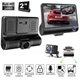 Автомобільний відеореєстратор на 3 камери DVR 202XH 1080p FullHD екран 4.3 дюйми з функцією паркувального монітора - зображення 1
