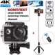 Экшн камера UKC Z2 Pro Ultra HD 4К с водонепроницаемым боксом и комплектом аксессуаров экстрим Wi-Fi + Монопод-тренога Bluetooth Черная - изображение 1