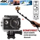 Экшн камера Action Camera Z2 Pro Ultra HD 4К с водонепроницаемым боксом и комплектом аксессуаров экстрим Wi-Fi + Монопод Bluetooth YT-288 Черная - изображение 1