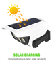 Уличный настенный светильник в форме камеры Solar Light jd 217B с пультом ДУ и солнечной батареей LED фонарь с датчиком движения - изображение 9