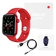 Смарт часы Smart Watch ip 12-1 -алюминиевый корпус, голосовой вызов, режим спорта Red - изображение 6