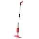 Умная швабра с распылителем и двойной щеткой 3 в 1 Spray Healthy Mop длинная ручка управление разбрызгиванием воды универсальная Красная - изображение 3