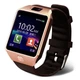 Смарт годинник телефон Smart Watch DZ09-1,54 сім карта, функції фітнес та здоров'я, камера Gold - зображення 6