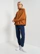 Свитер вязаный оверсайз женский H&M Divided 0903778 XS Коричневый (7000000000786) - изображение 3