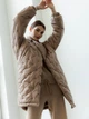 Пуховик зимовий жіночий Seventeen 2084.5462 L-XL Бежевий (Sev2000000183565) - зображення 5