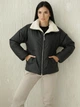 Пуховик зимний короткий женский Seventeen 2086.5430 2XL-3XL Черный (Sev2000000184333) - изображение 1
