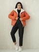 Пуховик зимний короткий женский Seventeen 2086.5425 2XL-3XL Терракотовый (Sev2000000184364) - изображение 2