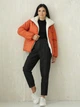 Пуховик зимний короткий женский Seventeen 2086.5425 2XL-3XL Терракотовый (Sev2000000184364) - изображение 3