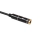 Аудио адаптер Переходник 2 in 1 Mini-Jack 3.5mm Аудио + Микрофон Кабель аукс Разветвитель Audio adapter 0.25M Черный - изображение 3