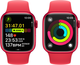 Smartwatch Apple Watch Series 9 GPS 41mm (PRODUCT) Red Aluminium Case with (PRODUCT) Red Sport Band - M/L (MRXH3) - obraz 8