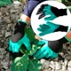 Садовые перчатки Garden Gloves с пластиковыми наконечниками - изображение 2