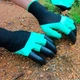 Садовые перчатки Garden Gloves с пластиковыми наконечниками - изображение 4