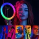 Кольцевая лампа RGB MJ 300 Soft Ring Light 30 см - изображение 6