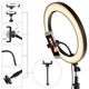 Кольцевая лампа RGB MJ 300 Soft Ring Light 30 см - изображение 13