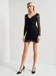 Платье вечернее короткое осеннее женское H&M Divided 0919040 XS Черное (7000000000866) - изображение 3