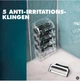 Змінні картриджі для гоління (леза касети) Gillette Intimate 6 шт. для інтимних зон з покращеними змащувальними смужками - зображення 3