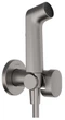 Гигиенический душ с смесителем HANSGROHE Bidette 1jet S матовый черный хром 29232340 - изображение 1