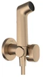 Гигиенический душ с смесителем HANSGROHE Bidette 1jet S бронза 29232140 - изображение 1
