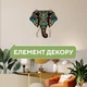 Пазл Ukropchik деревянный тропический слон А4 в коробке с набором-рамкой (Tropical Elephant A4) - изображение 4