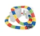 Дитячий гнучкий гоночний трек "Flexible Track Playset" 145 елементів автоматична машинка на батарейках яка змінює колір арт 044-2 - изображение 6
