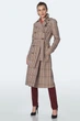 Пальто жіноче Nife Coat PL10 Checkered/Beige 36 Бежеве (5908292711671) - зображення 1