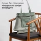 Шоппер Takeasy Зелено-серый - Итальянская женская мягкая сумка-шопер из натуральной кожи без подкладки на молнии с внутренним карманом и твердым дном (201718-sag-D96) - изображение 5