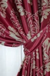 Комплект готових штор VR-Textil Блекаут-софт Корона № 1276ш(А) Бордовий з бежевим 150х270 см 2шт (33-0114) - зображення 4