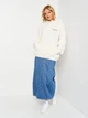 Худи оверсайз женское Converse Women's Knit Pullover 10025234-286 2XL (194434337914) - изображение 3