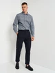 Рубашка мужская H&M 0781758 XS/S Синяя (7000000000309) - изображение 3