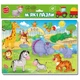 Мягкие пазлы А4 "Зоопарк" Vladi Toys VT1102-17 - изображение 1