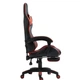 Кресло игровое GAMING CHAIR OC-810 с подставкой для ног, цвет черный/красный - изображение 7