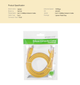 Патч корд Ugreen мережевий кабель Cat 5e круглий UTP Lan Cable 5 м Yellow (NW103) - зображення 6