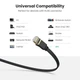 Патч корд Ugreen мережевий кабель 10 Гбіт\c Ethernet RJ45 Cat 7 плоский 2М Black (NW107) 11261 - зображення 3