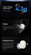 Беспроводные наушники Baseus Bowie WM03 TWS Bluetooth 5.3 Черные - изображение 8