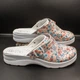 Тапочки сабо жіночі Adaco 812sr red flowers 40р - зображення 1