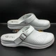 Чоловічі сабо шкіряні Adaco 712sr white 46р - зображення 1