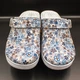 Жіночі шкіряні сабо Adaco 812sr blue flowers 41р - изображение 6