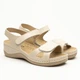 Сандалі жіночі шкіряні Leon Beti 935, розмір 41, beige - изображение 1