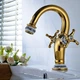 Смеситель для умивальника Luxor Bambina Gold Blauwerden Золотой - изображение 3
